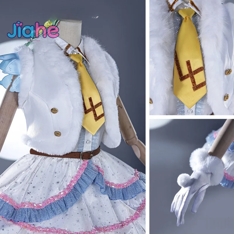 

Anime lovelive Kotori Minami Cosplay Costume Girl Sweet Lolita Uniform Vest Shirt Dress Gloves bow tie Halloween Christmas Gift