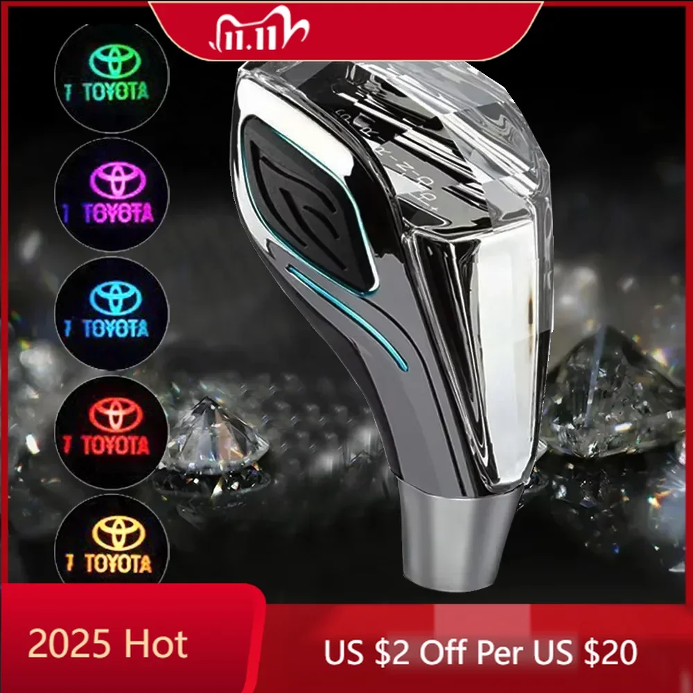 Hub Caps Crystal Handle Gear Shift Knob lever Head for toyota HIACE 86 voxy Corolla Camry rav4 corolla crown wish ALPHARD SIENNA