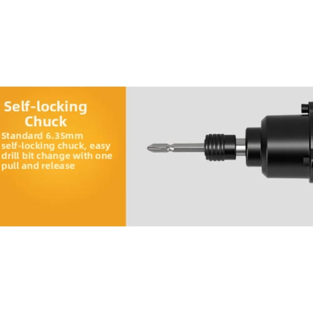 Air Operated Pneumatic Screwdriver FOR Fastening in Manufacturing Plants With 210 Nm Max Torque and 6.35mm Bit Holder