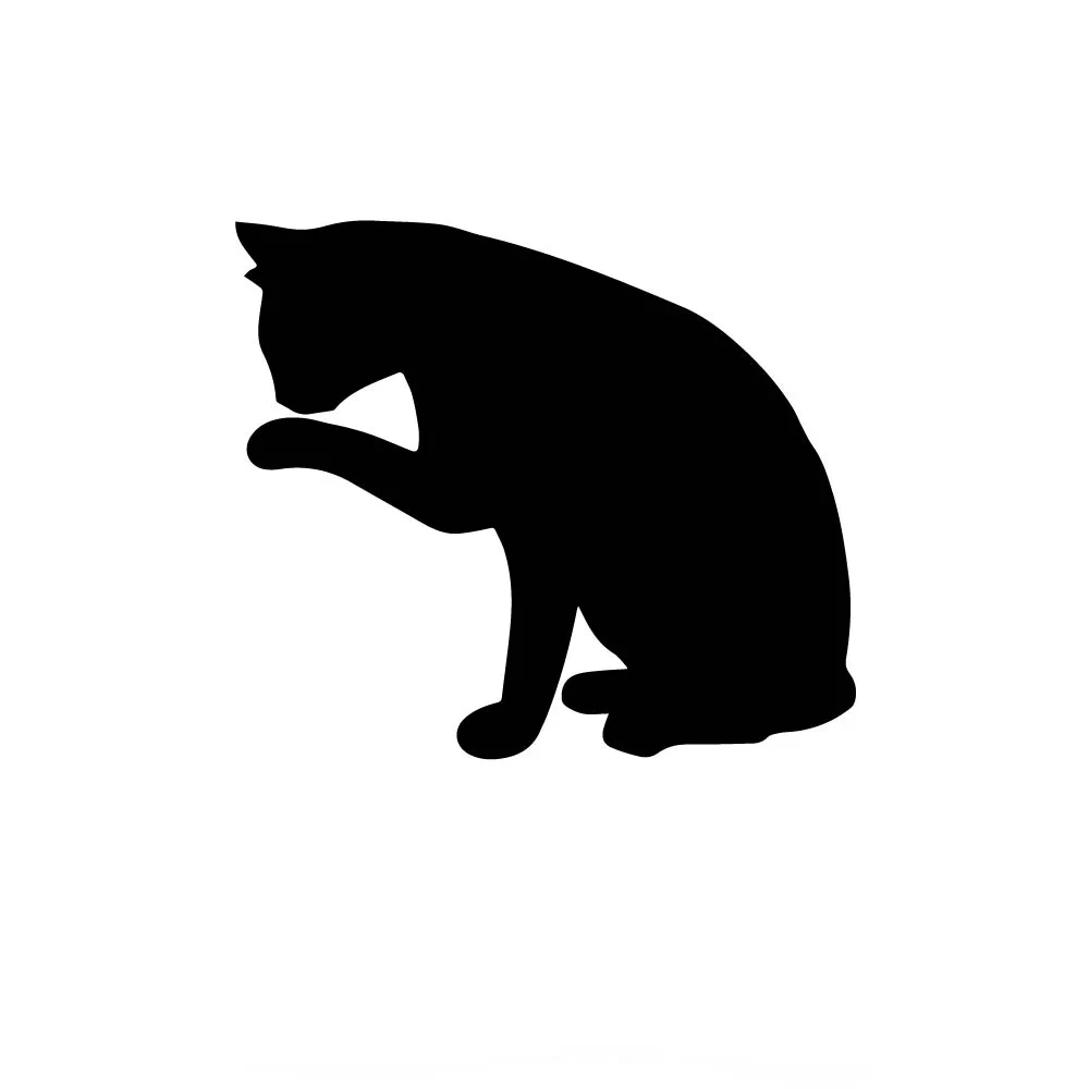 Car Sticker Hot Sale Funny Pet Cat Vinyl Decals for Car Bumper Rear Window Body Decoration Decal,21cm