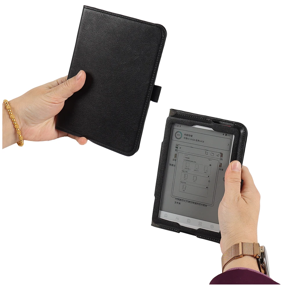 �y�Z�[�����zFunda �P�[�X Bigme B6 �P�[�X 6 �C���`�d�q�u�b�N PU ���U�[�t�H���I�u�b�N�J�o�[ �X�^�C���X�y���z���_�[���[�v�ƃn���h�X�g���b�v�t��