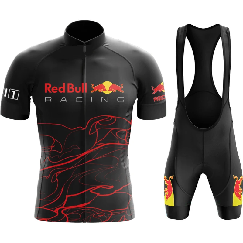 

Cycling Jersey Men 2025 Red Bull Mallot Man Summer Jerseys Mtb Clothes Men's Blouse Male Set Professional Shirt Road Bike Pants