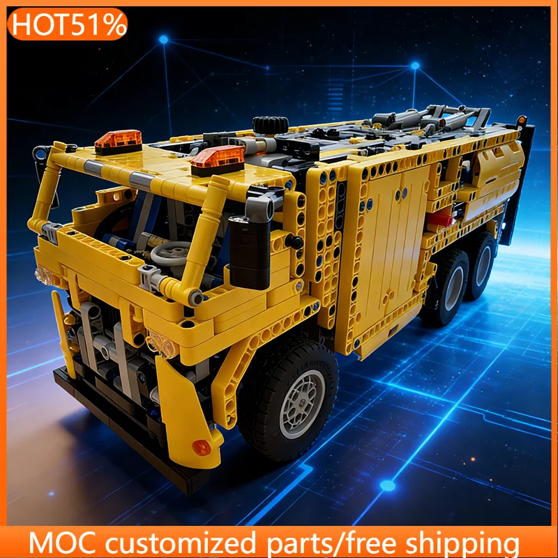 1931 PCS transport Garbage Truck MOC Customize Modular Building Block Kids Simple Technology Creative DIY Boy Festival Toy Gift