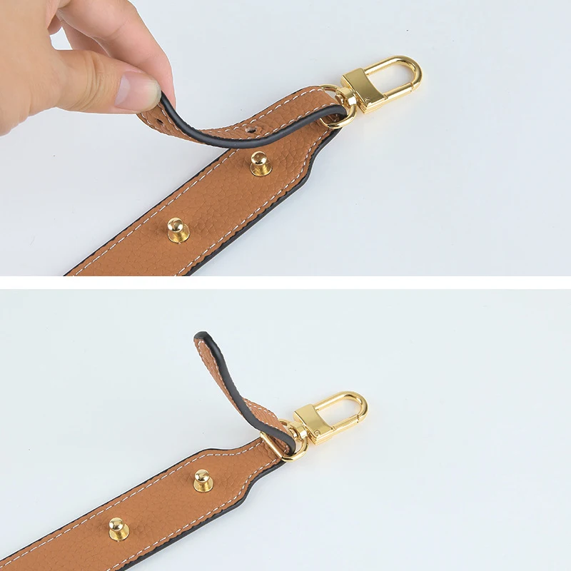 Cowhide Leather Bag Straps Women Handbag Handle Belt Shoulder Crossbody Bag Wide Strap Replacement Bag Strap for Bag Accessories
