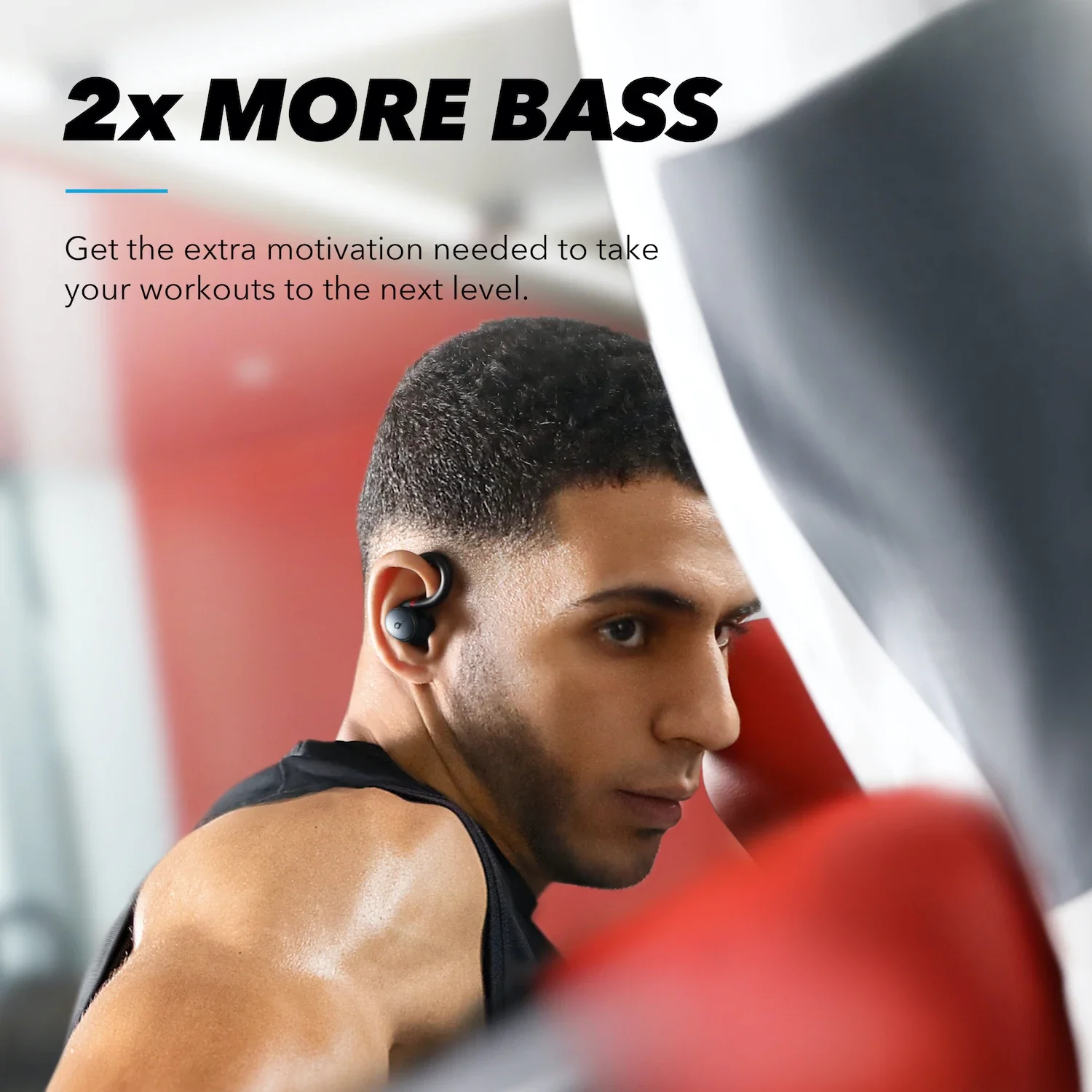 Anker Soundcore Sport X10 Bluetooth 5.2 Headphones Sports Rotating Ear Hooks Deep Bass IPX7 Waterproof Sweatproof Sport Earbuds