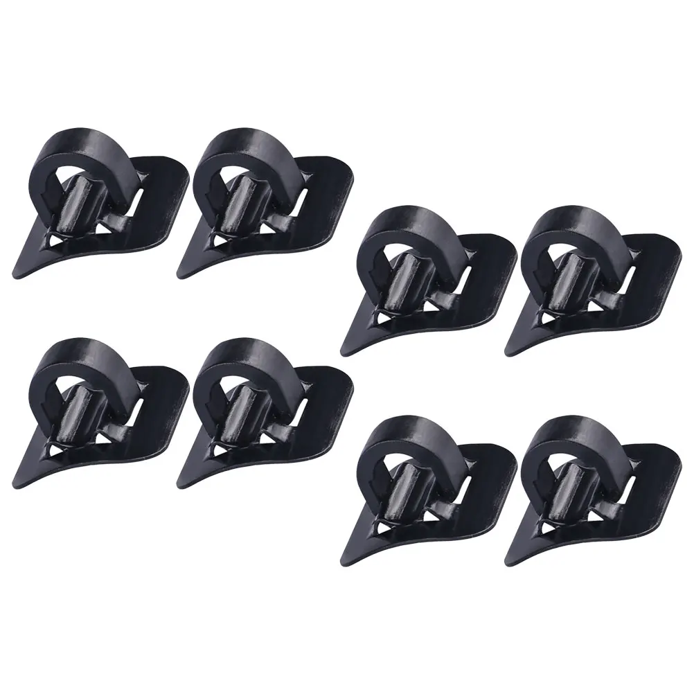 8Sets Bike Frame Cable Clip Alloy Shifter Housing Guide Adhesive Seat Brake Derailleur Tube Clamp Road Bicycle