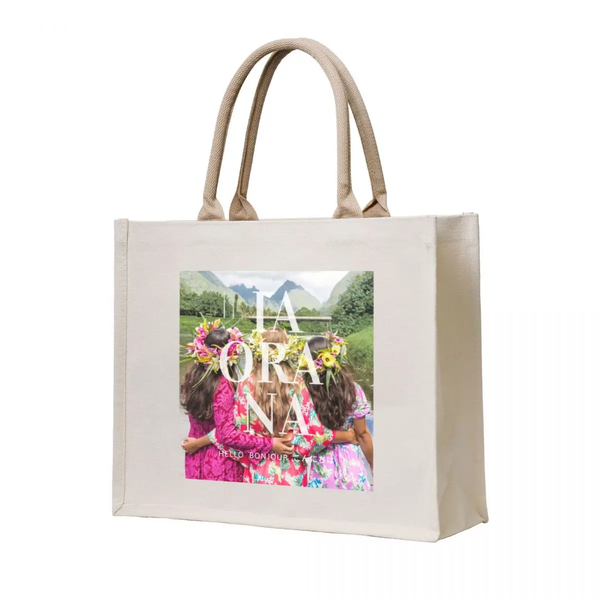 

Ia ora na Tote Bag tote bag men's personalized tote bag Canvas stote
