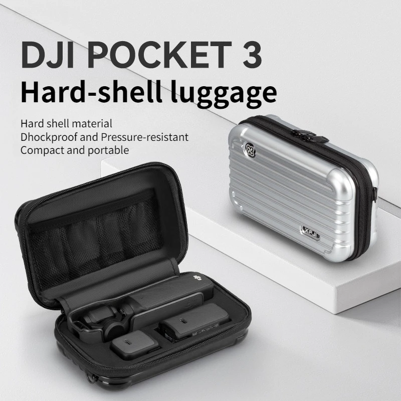 

Сумка для хранения камеры для DJI Osmo Pocket 3, водонепроницаемый мини-дорожный чемодан с защитой от падения, защитный чехол, жесткий чехол, аксессуары для камеры