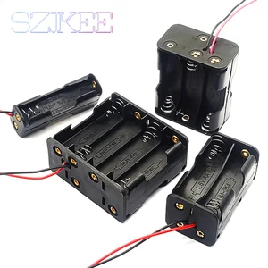 AA Batería Soporte Doble Spring Battery Batter Battery Batter Batter 8 mejores ventas AA Battery Box - №8