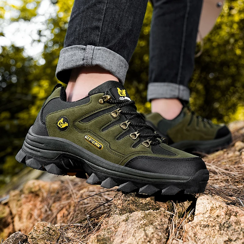 

Повседневные кроссовки, женские удобные дышащие повседневные мужские туфли на шнуровке с низким берцем, Нескользящая износостойкая уличная походная обувь для мужчин