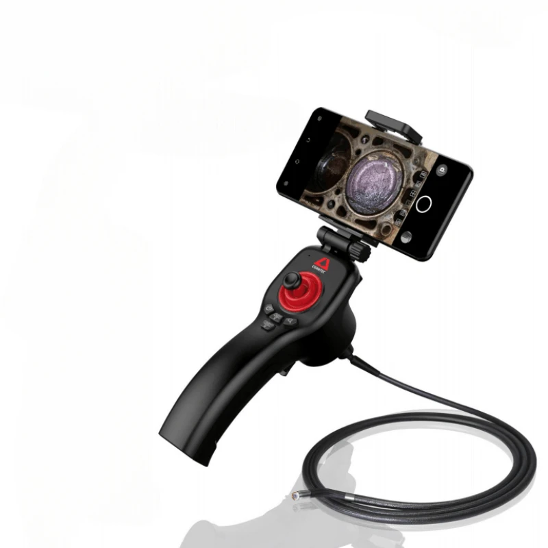 X1 simple tool type endoscope probe can be turned 360 ° to take photos, record and adjust brightness