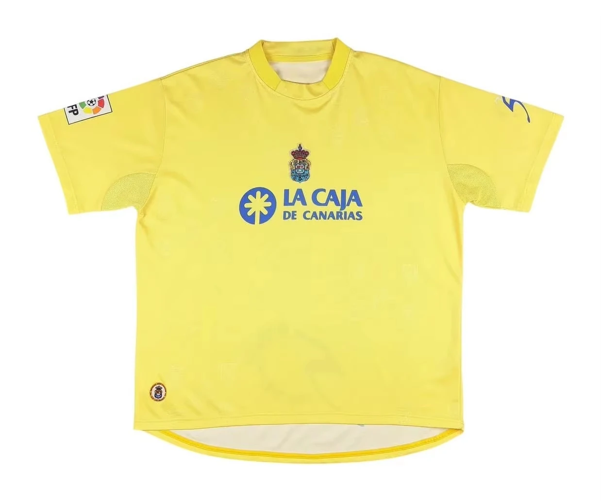 1998 Las Palmas Retro Gestreiftes Fußballtrikot, Schnelltrocknend, Spanisches Familien-Set, Passendes Fußballtrikot für Spiel und Alltag – Detail 4