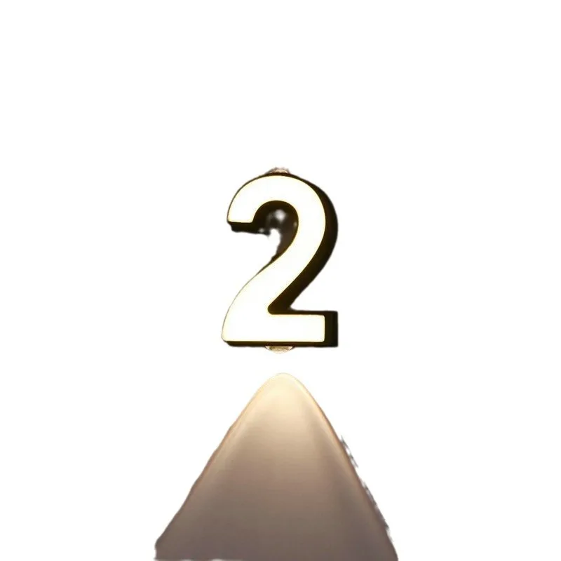 Living Room Wall Light LED Outdoor Garden Light 0-10 Numeric Alphabet Waterproof Outdoor Wall Light