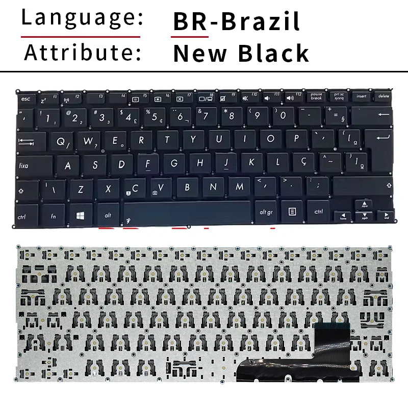 New US laptop keyboard for Asus VivoBook x202e MP-12K13US-920W Q200 Q200E S200 S200E X200 X201 X201E US layout English