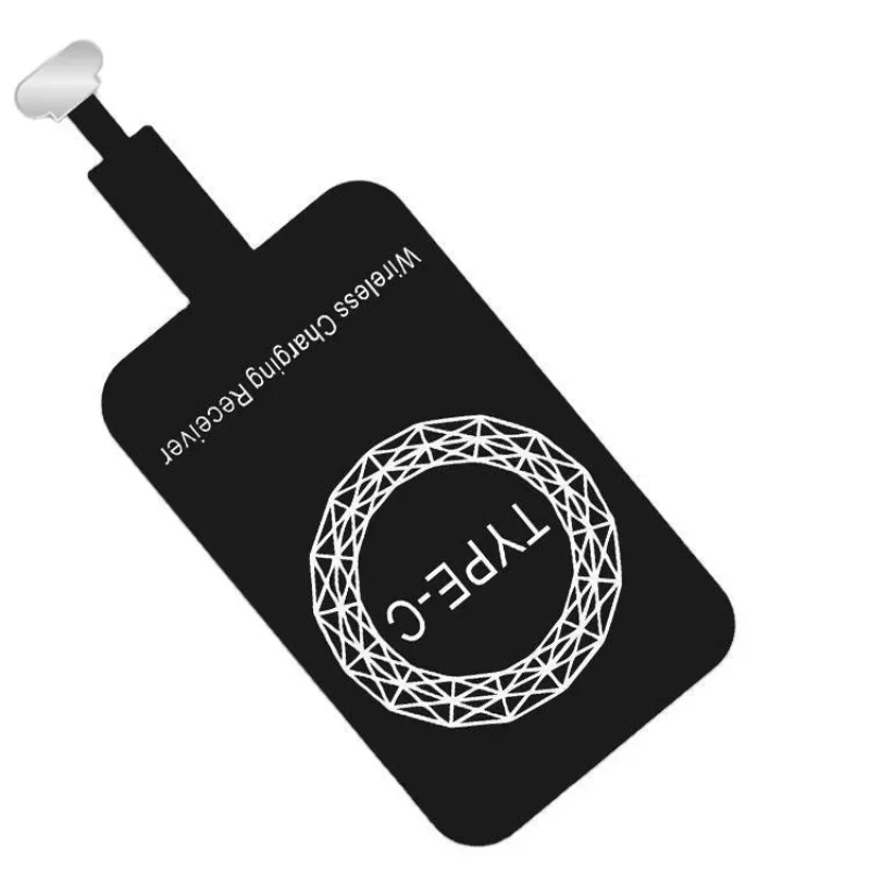 Support for Android Phone Wireless Charge, Wireless Charging Receiver, Wireless Charging Adapter, Type C MicroUSB Lightning