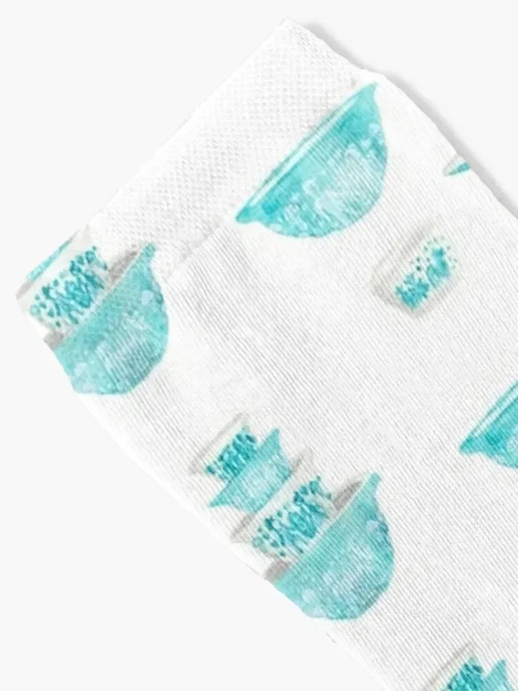 Vintage Pyrex Bowl Watercolor Set Socks christmass gift short summer Lots Socks Male Women's