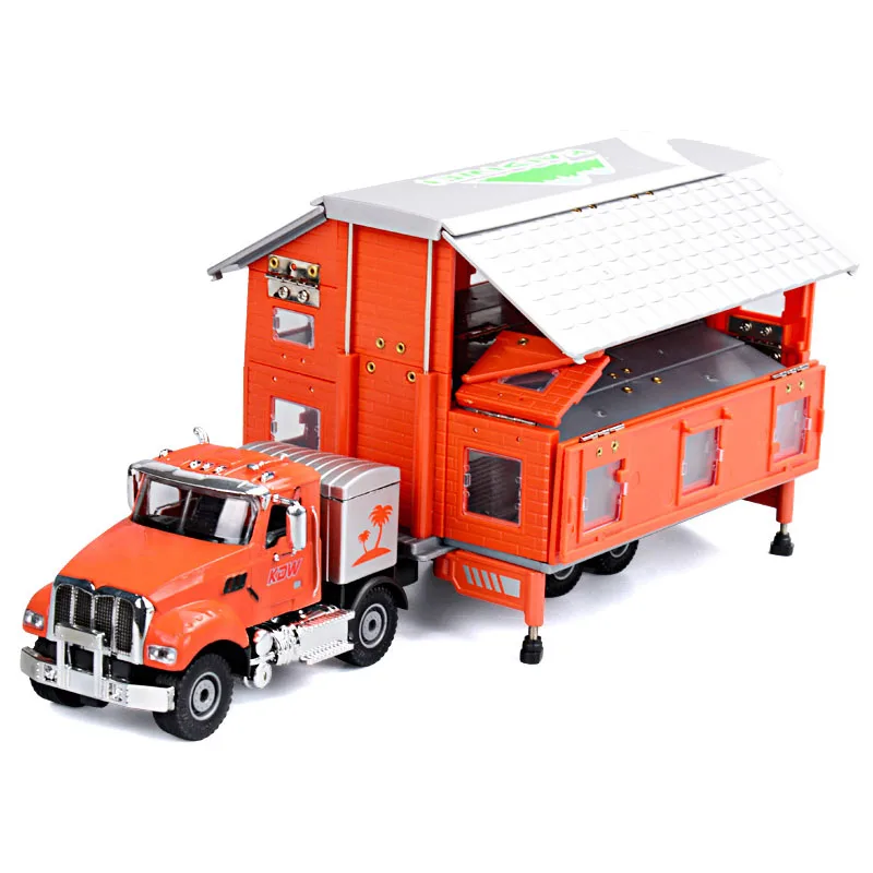 

Diecast Alloy Double Layer Deformation RV Engineering Vehicle Model Adult Classic Collection Gift Display Souvenir Ornament