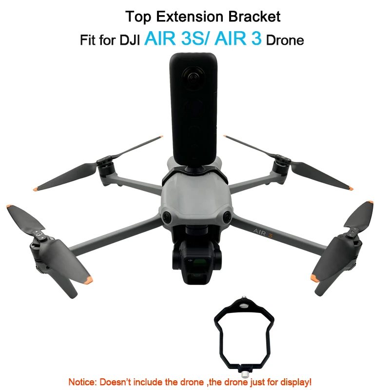 DJI AIR 3S/AIR 3 드론용 파노라마 카메라 어댑터, 상단 커넥터 마운트 어댑터, 고프로 액션 카메라 AIR3S 드론 액세서리