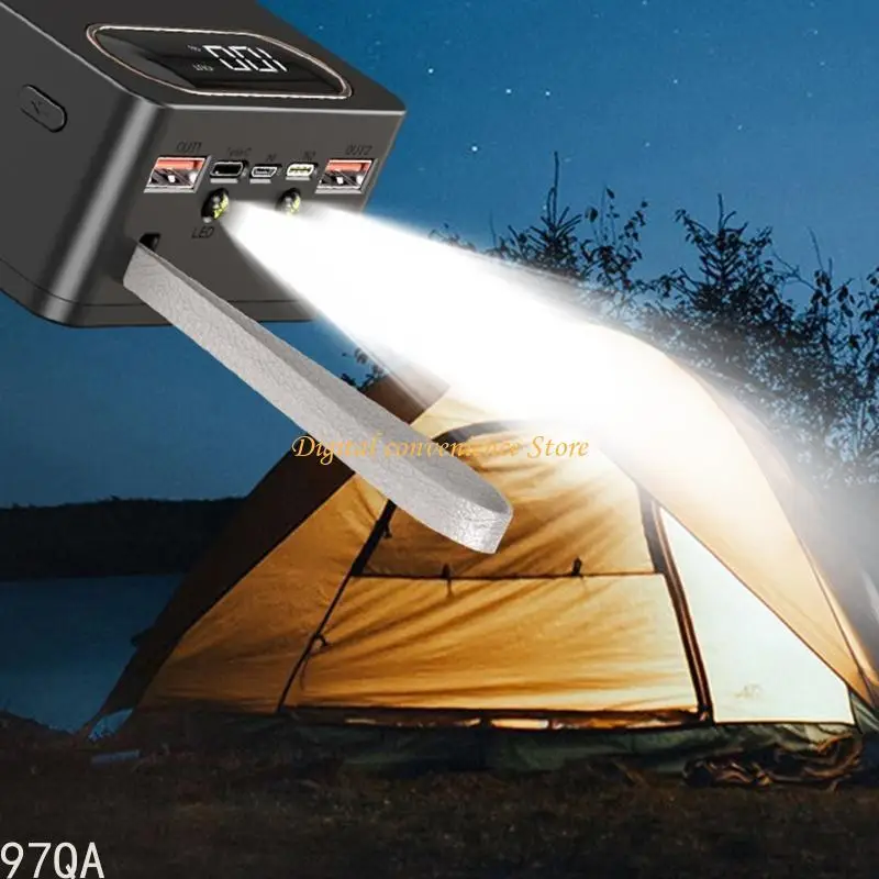 97QA 8x18650 Case Cases External Battery Box Wireless Smeker Function Diy Shells