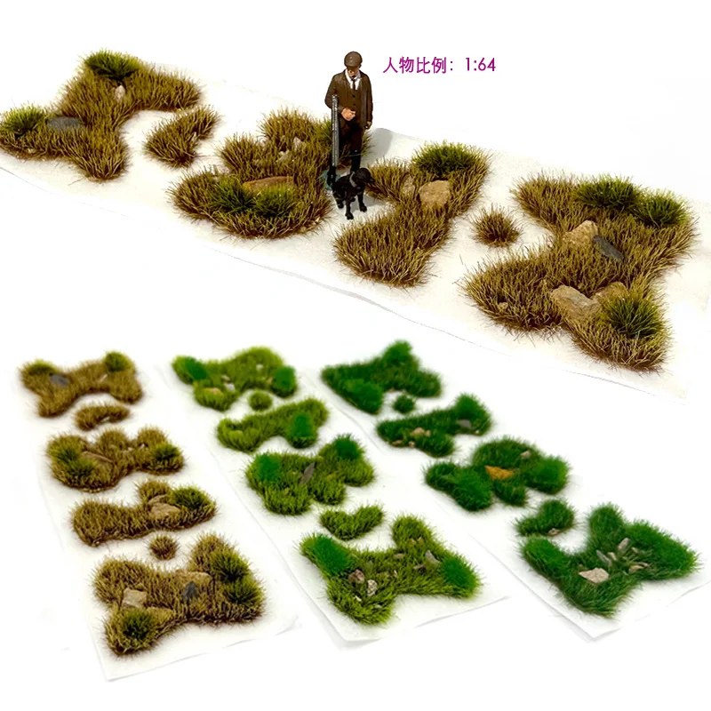 

Simulation 5MM Grass Cluster Irregular Lawn Model Kits Diy Handmade Sand Table Scene Materials Diorama Accessories
