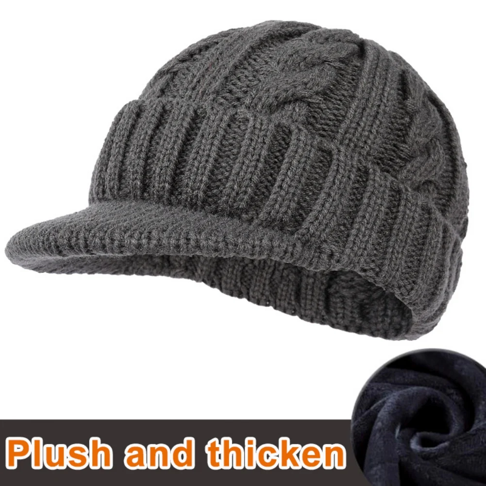 Men's Women's Warm Duck Tongue Hat Winter Cold Prevention Ear Protection Wool Beanies Warm Hat