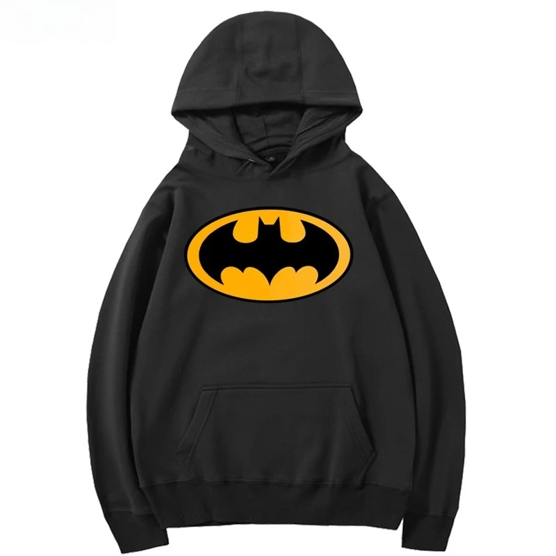 سترة باتمان للرجال بغطاء للرأس عصرية مارفل سوبرمان بأكمام طويلة وفضفاضة وغير رسمية ومتعددة الاستخدامات