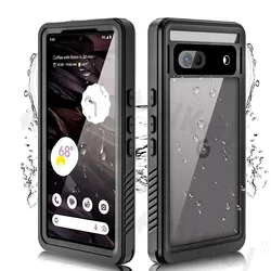 Luxury Shockproof Armor Case IP68 Waterproof Case For Goolge Pixel 8 7 Pro Pixel 6a 7A Diving Swim Outdoor Sports Climbing Cover