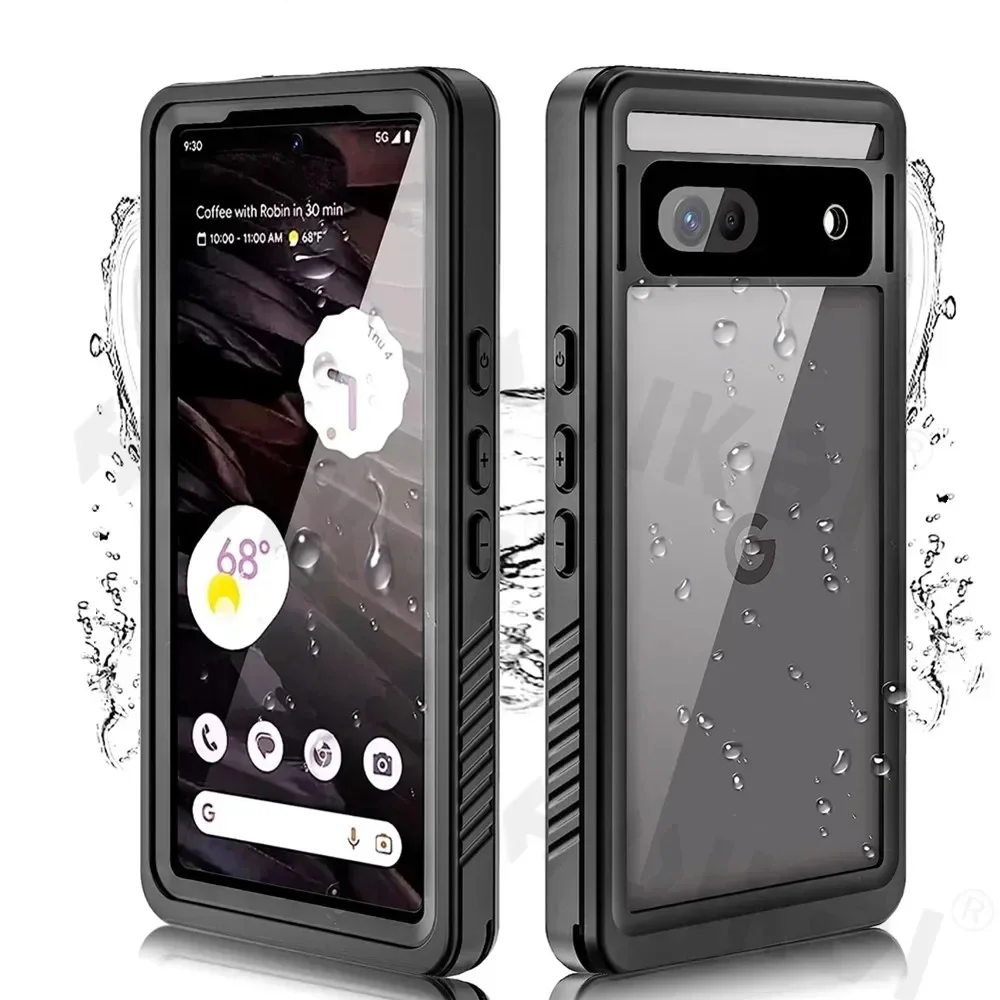 Luxury Shockproof Armor Case IP68 Waterproof Case For Goolge Pixel 8 7 Pro Pixel 6a 7A Diving Swim Outdoor Sports Climbing Cover