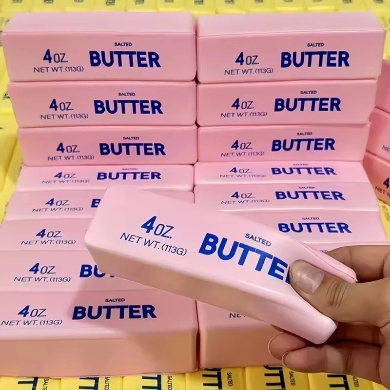 Squishy Butter Stick Stress Ball Soft Butter Stick Slow Rebound Squeeze Fidget Toys ASMR Sensory Anti-Stress Toy Festival Gift view 5