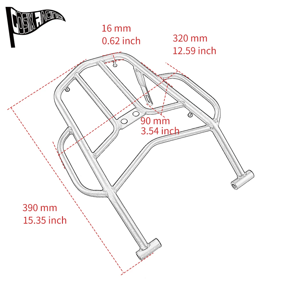 For CRF250L 2012-2020 CRF250M 2013-2020 CRF250 RALLY 2017-2020 rear tail rack top box case suitcase luggage bracket