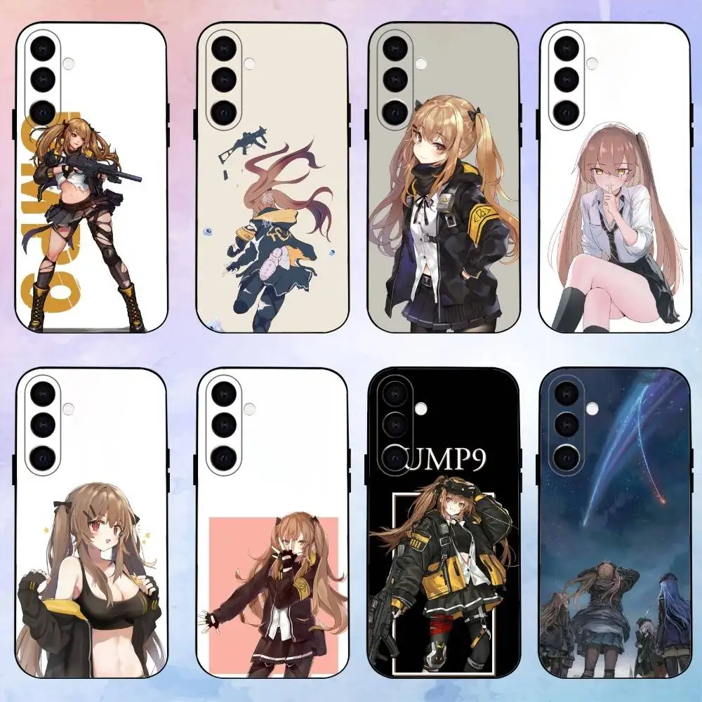 

Girls Frontline U-ump-45 Phone Case For Samsung Galaxy A73,A72,A71,A70,A53,A52,A51,Others Soft Black Shell