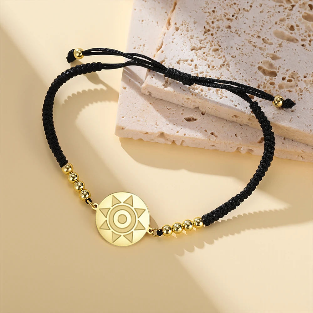 Pintadera Canary Island Symbol Bracelet Spain Traditional Ethnic Bracelet for Women Men