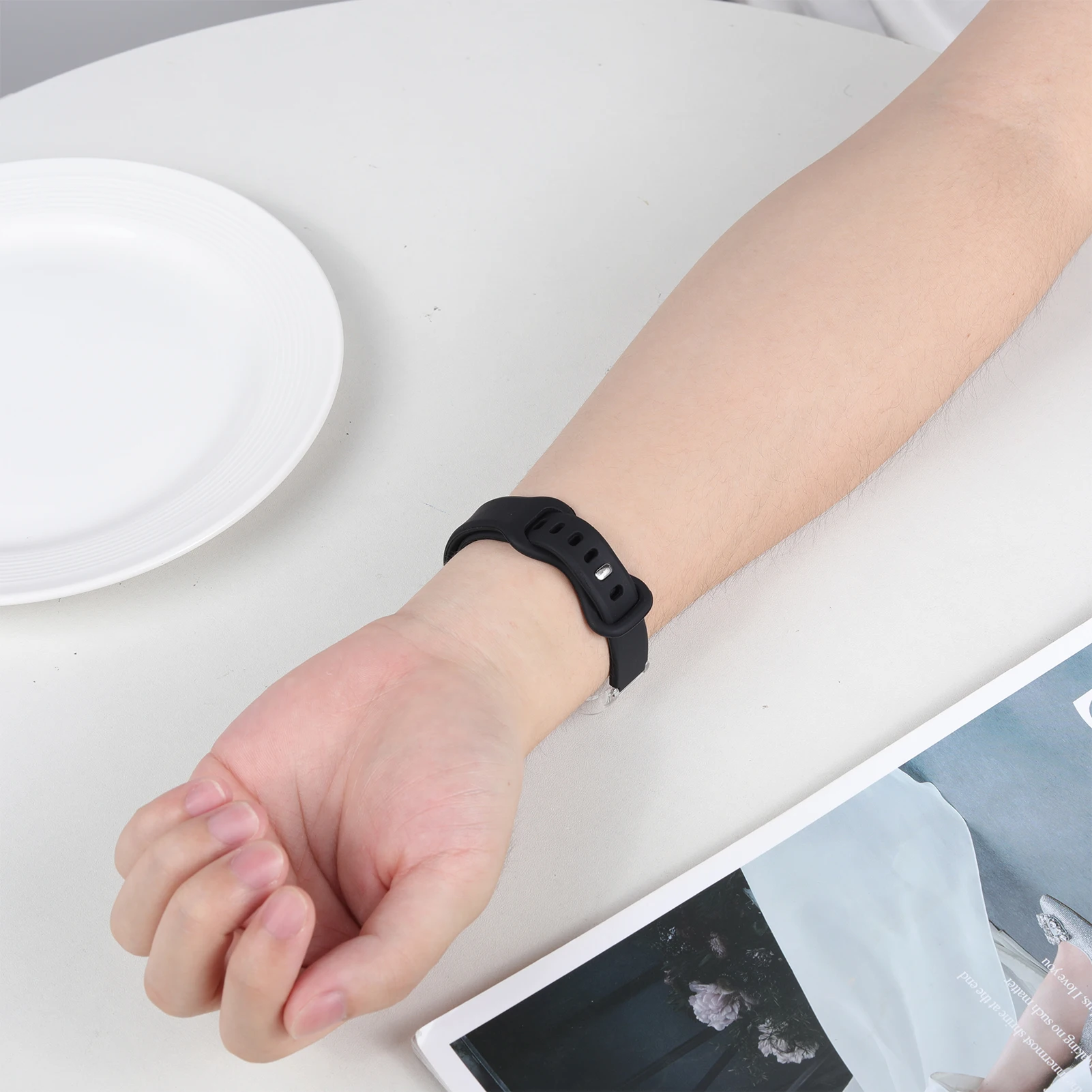 حافظة + أشرطة لساعة Xiaomi mi band 9 8 النشطة ملحقات كوريا سوار من السيليكون + غطاء حماية للكمبيوتر الشخصي لفرقة Redmi 3