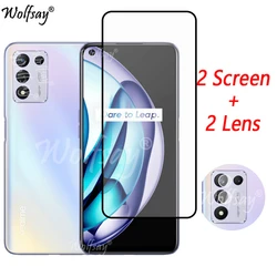 Full Cover Tempered Glass For Oppo Realme Q3s 5G Screen Protector For Realme Q3s Q3i Q3 Pro 5G Camera Glass For Realme Q3s Glass