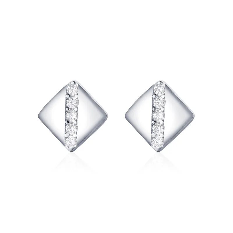 

Anti-Allergy Diamond Zircon S925 Pure Silver Small Stud Earrings for Women