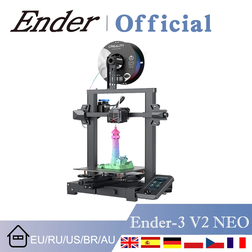 New Creality 3D Printer Ender-3 S1 Pro Ender-3 S1 Plus Ender-3 V2 Neo CR-touch Auto-Leveling Ender-3 Series FDM Impresora 3d