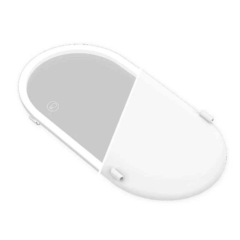 

Durable-1 Piece Car Makeup Mirror Touch-Control Switch Visor Mirror Interior Accessories Makeup Mirror Set