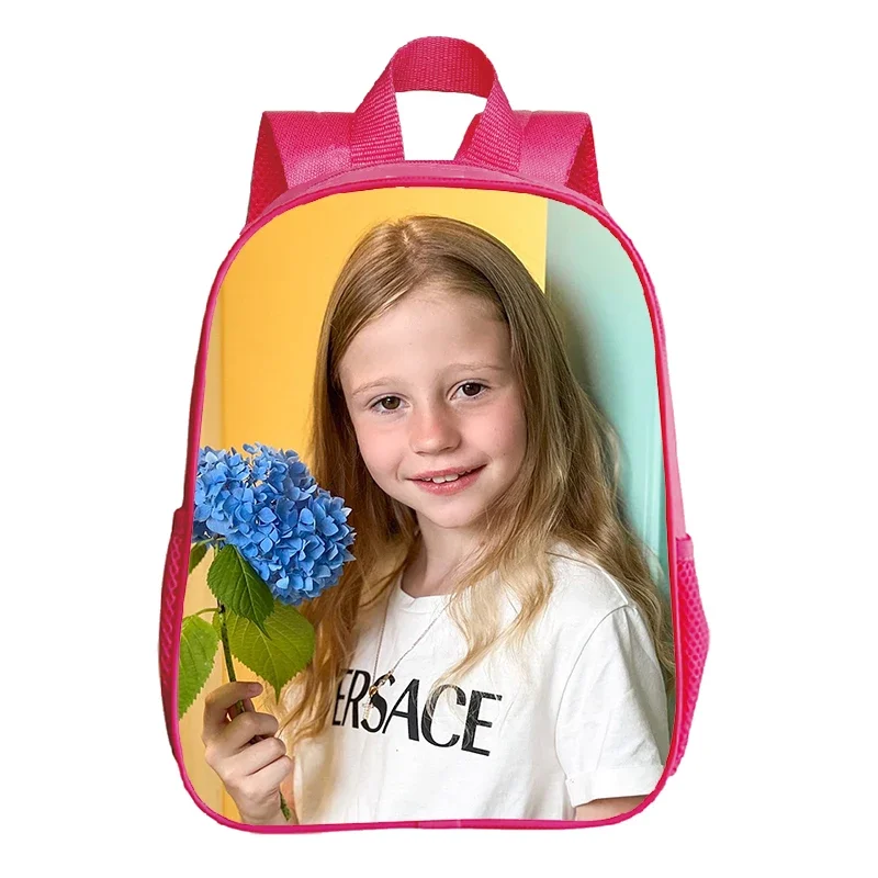 12 インチのような Nastya プリントバックパック就学前の女の子のためのピンク幼稚園ランドセルかわいい Nastya スクールバッグキッズバッグパックギフト