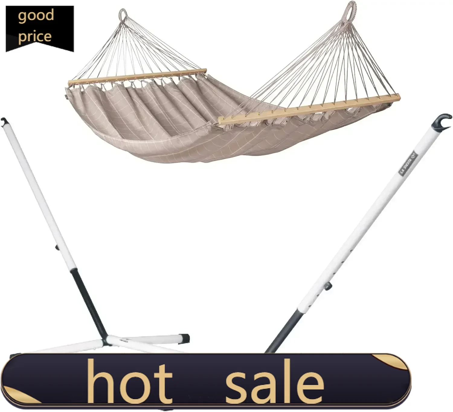 

BestsellerBestsellerAlisio Hammock with Spreader Bar & Nautico Stand, Portable Outdoor Hammock with Stand Heavy Duty, 2 Person H