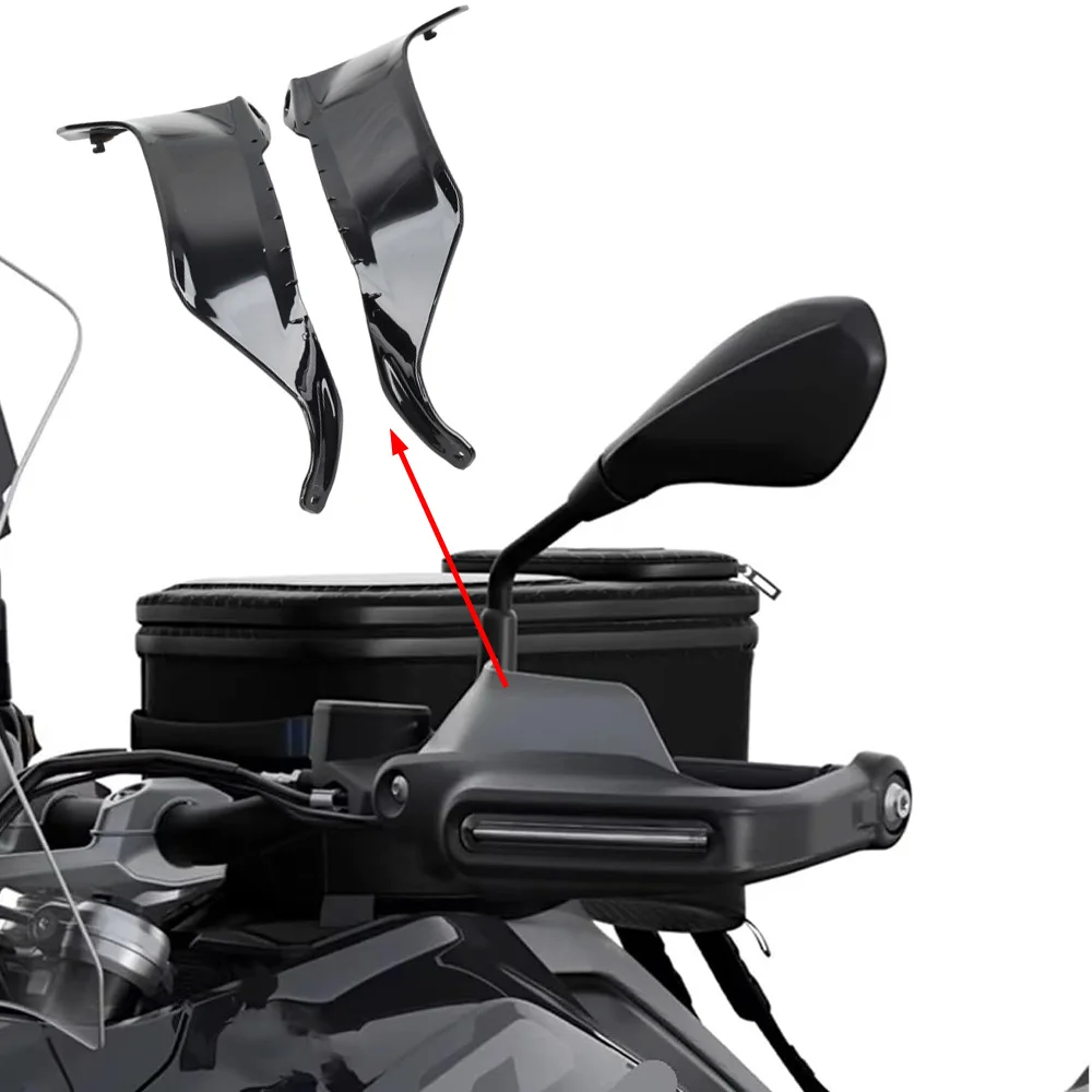 

2pcs Windshield Riser Extension Cover Motorcycles Hand Guards For BMW R1300GS ADV 2024-2025 Handguard Riser Extension Cover