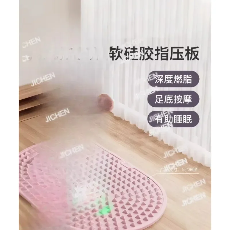 

JC Soft Silicone Shiatsu Plate Ultra Jogging Foot Massage Pad Running in Place Foot Meridian Massage Toe Plate