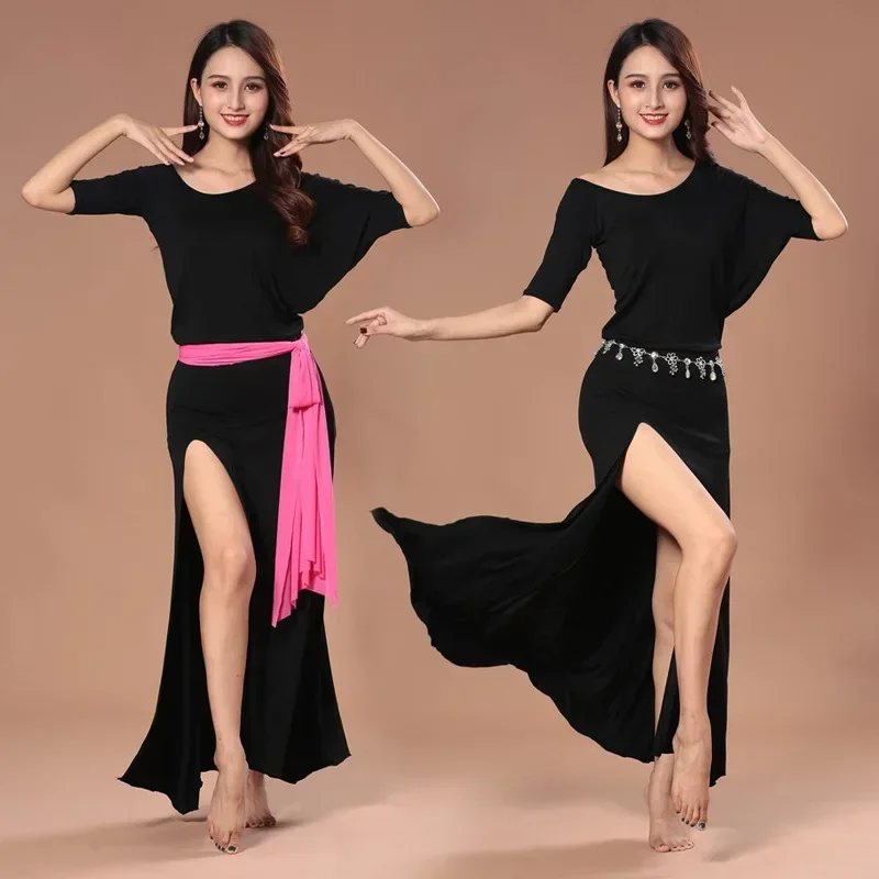 

Belly Dance Long Dresses Sexy Practice Fashion Clothes Oriental Performance Dress Stage Dance Costume