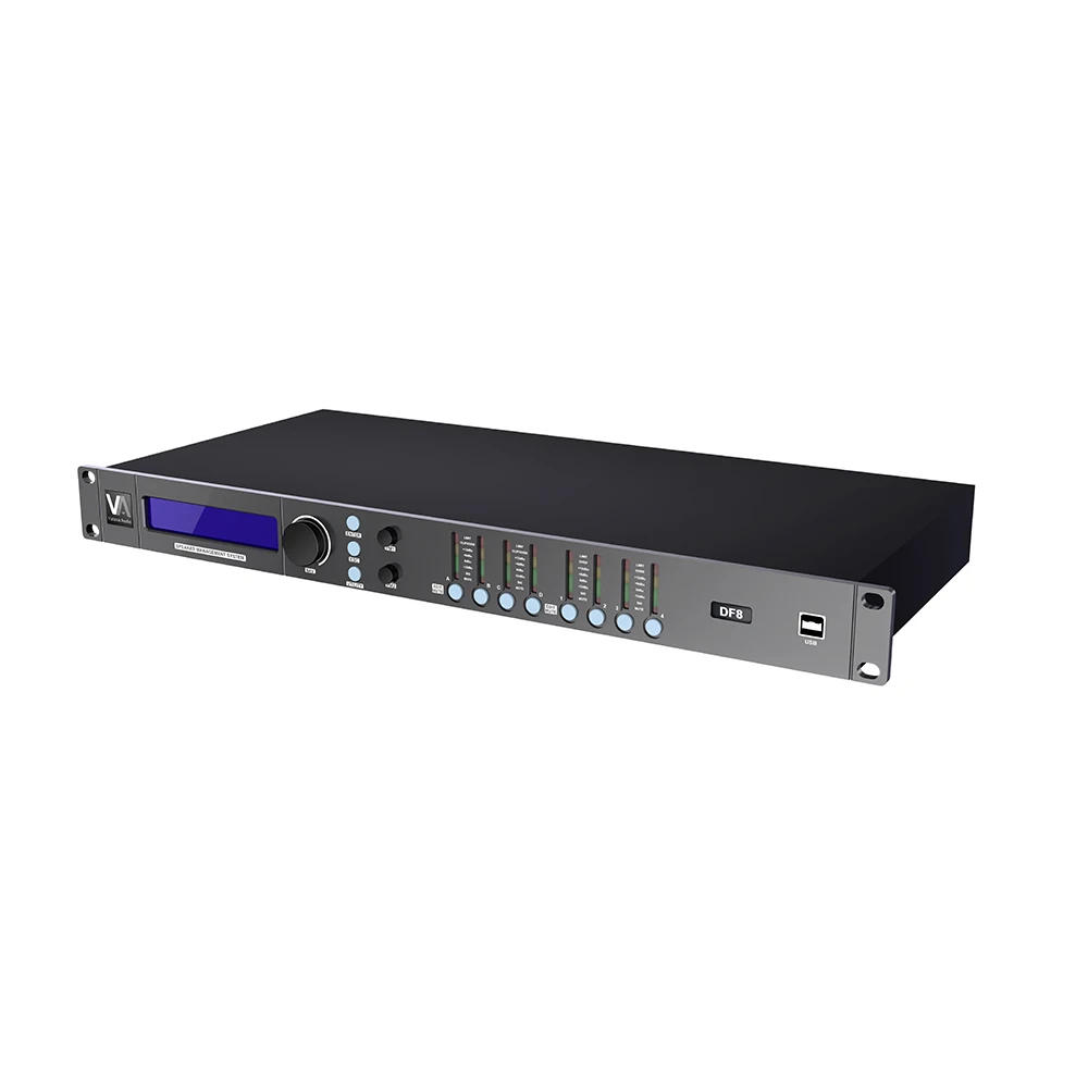 4 In 4 Out DSP Processor 20Hz-40kHz Professional Speaker Management Equipment