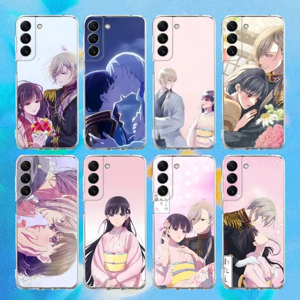 

Watashi No Shiawase Na Kekkon Phone Case Silicone For Samsung S30,S23,21,22,20 Ultra,FE lite,S10,9,PIus Note20ultra Cover Clear