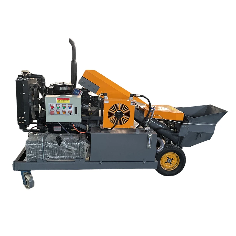 

Small Diesel Concrete Mixer with Pumps Machine for Mini Pump Truck Mounted Construction Machine