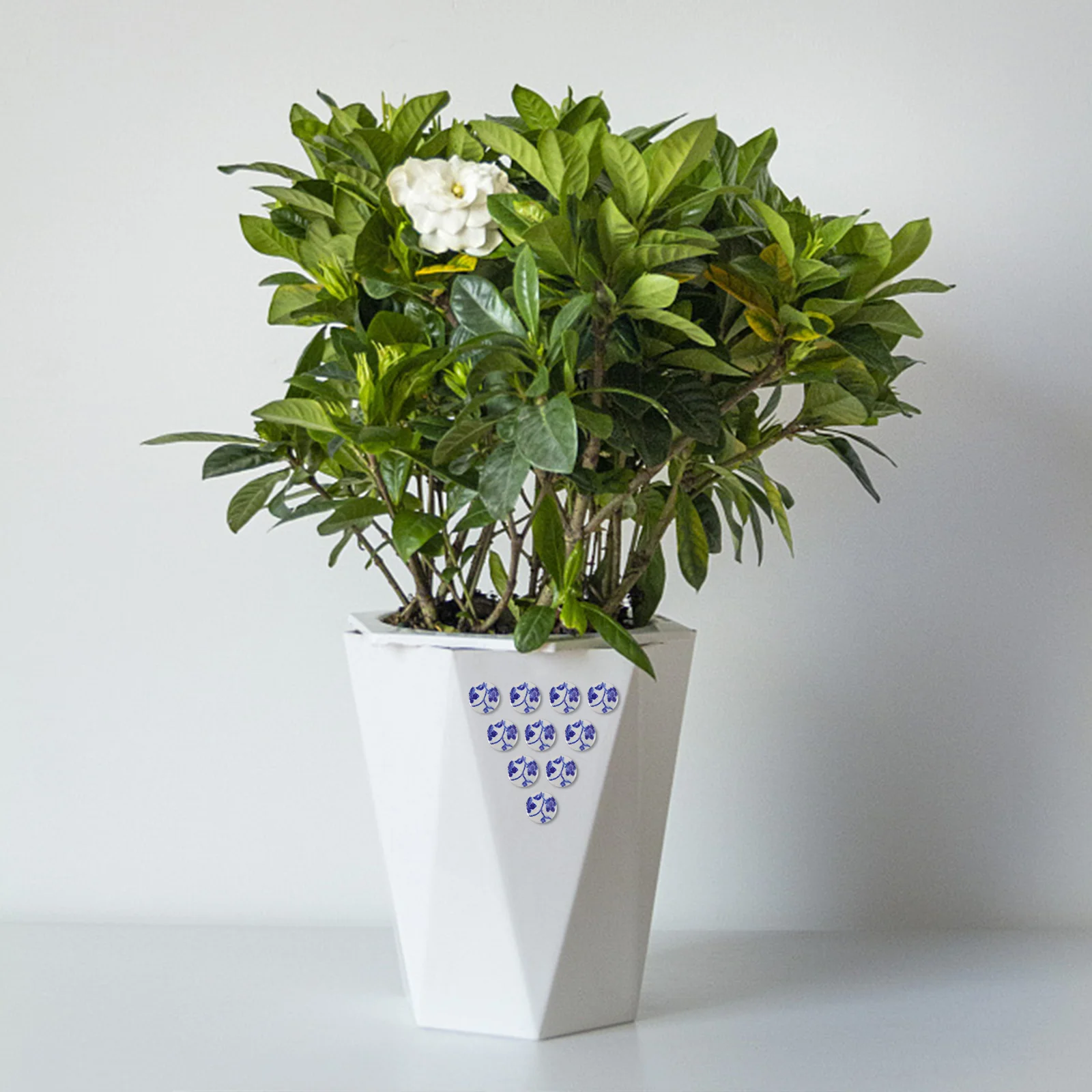 

1 Bag Of Blue White Ceramic Fragments For Diy Mosaic Craft Home Garden Decor Tiles Set, Craft Supplies, Diy Art Pieces, Small