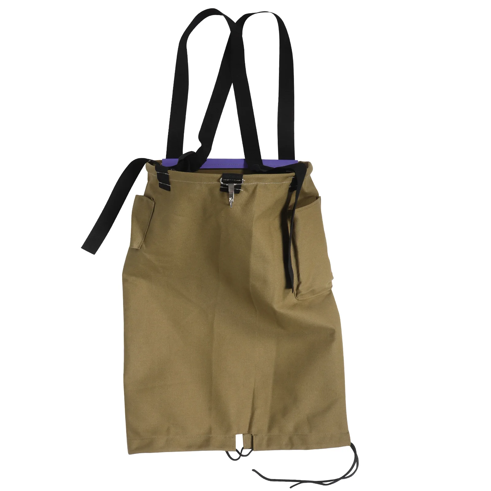 

Orchard Picking Bag Apron Drawstring Fruit Harvesting Canvas Foraging Tree Storage Pouch