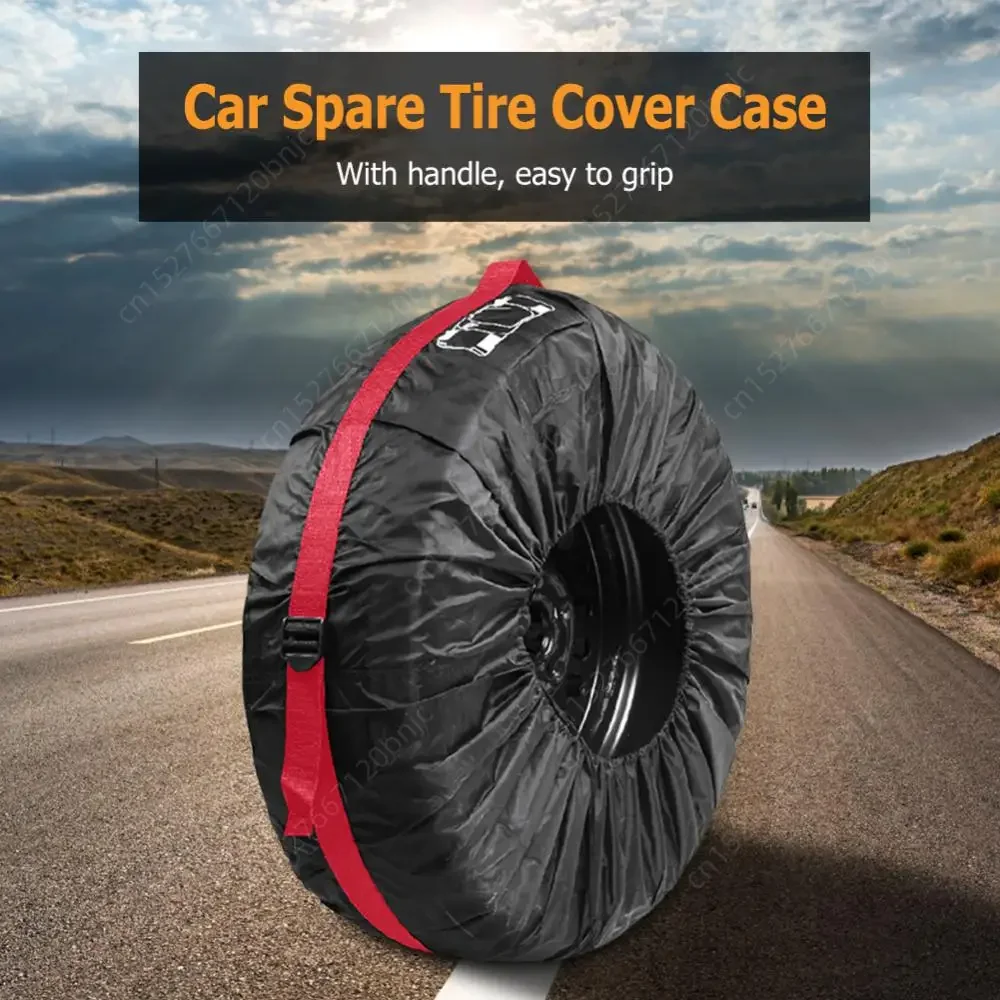 2/4pcs Wheel Bags Oxford Fabric Tire Protection Cover Waterproof Car Spare Tire Cover Case Dustproof Vehicle Tyre Accessories