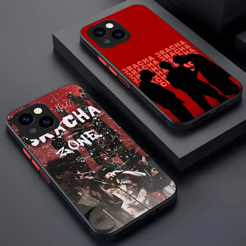 Stray Children 3RACHA Phone Case Matte Transparent For 16 15 IPhone 12 11 13 Pro Max X XR XS 8 SE Mini Plus Back Cover