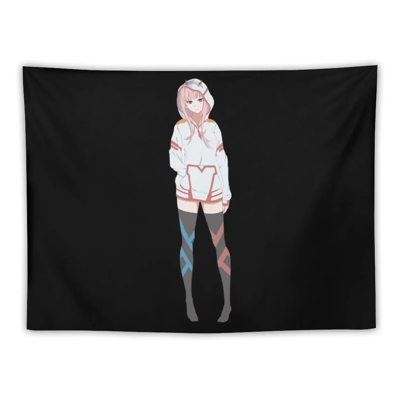 Zero Two Darling Tapestry Home Decor Aesthetic Home Decorating Decorative Wall Tapestry